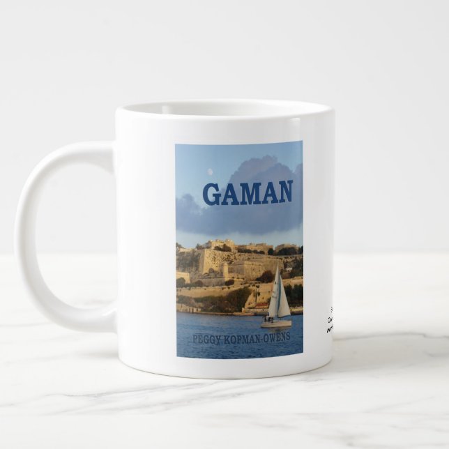 "Gaman" Jumbo-Tasse (Links)