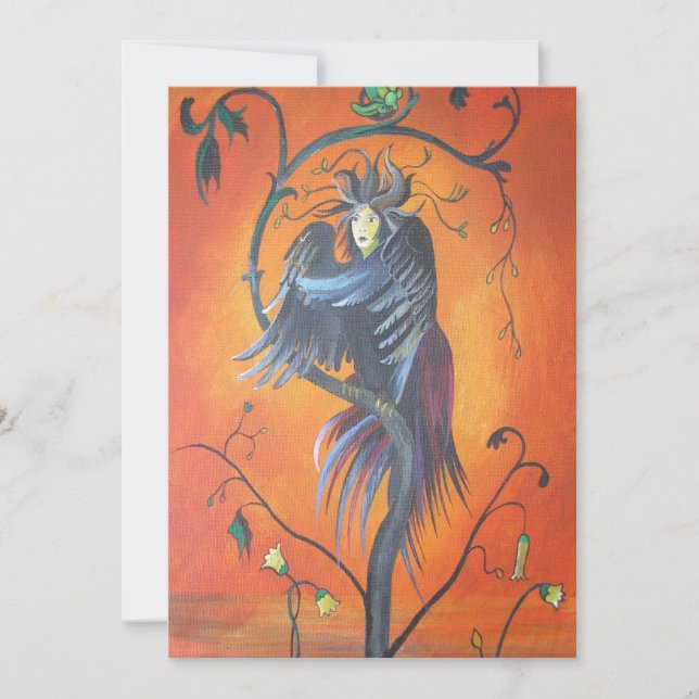 Gamaun der prophetische Vogel mit RuffelFedern (Vorderseite)