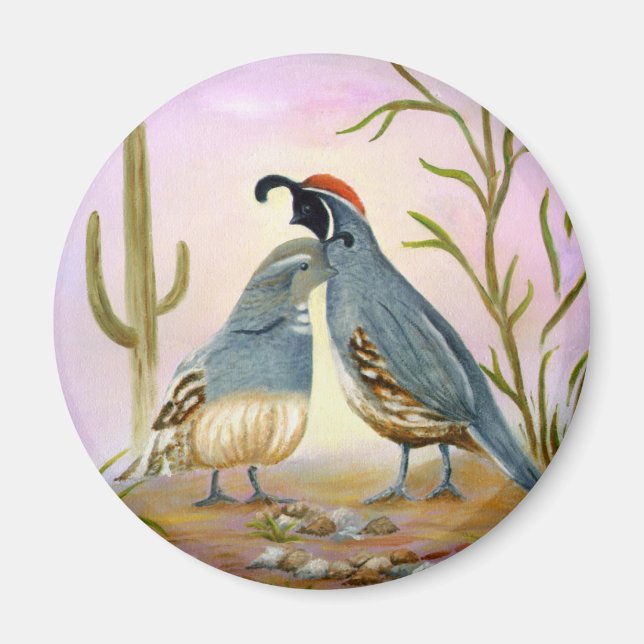 Gambel Quails Magnet (Vorne)