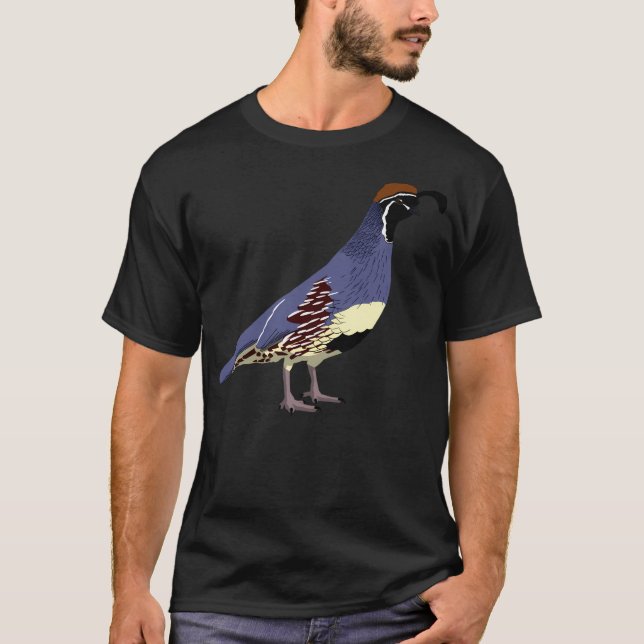 Gambels Quail T-Shirt (Vorderseite)