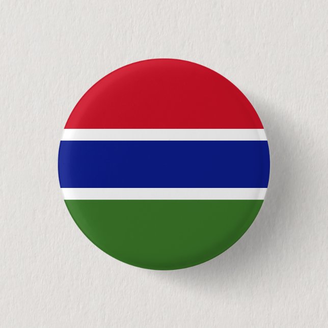 Gambia Flag Button (Vorderseite)