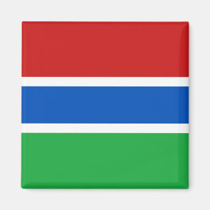 Gambia Flag Magnet