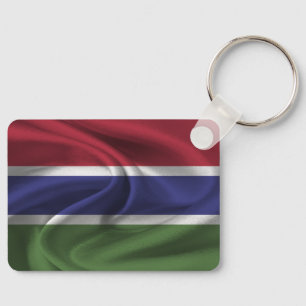 Gambia Flag Schlüsselanhänger