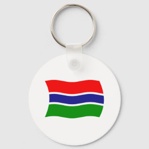 Gambia Flag Schlüsselanhänger
