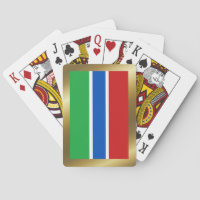 Gambia Flag Spielkarten