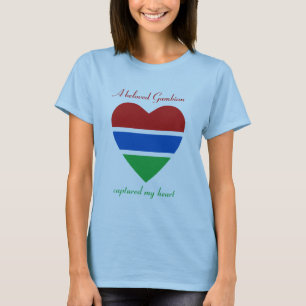 Gambia Flag Sweetheart T - Shirt