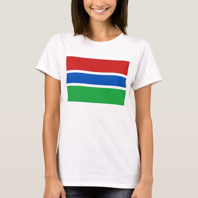 Gambia Flag x Map T - Shirts (Vorderseite)