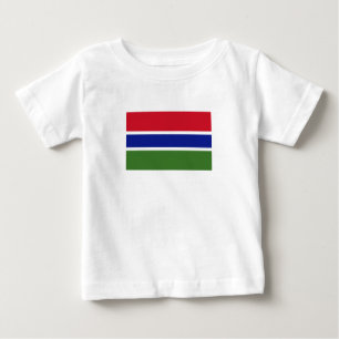 Gambia-Flagge Baby T-shirt