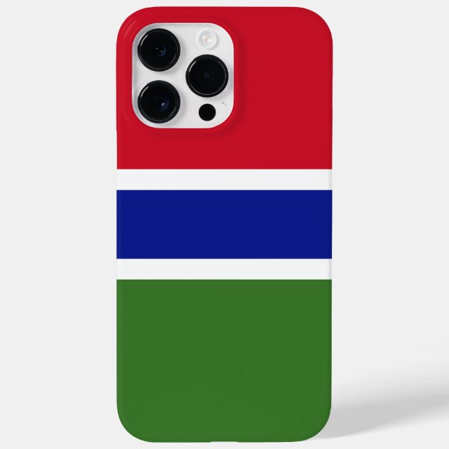 Gambia-Flagge Case-Mate iPhone Hülle (Rückseite)