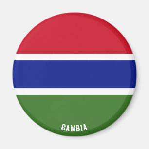 Gambia-Flagge Charmant Patriotisch Magnet