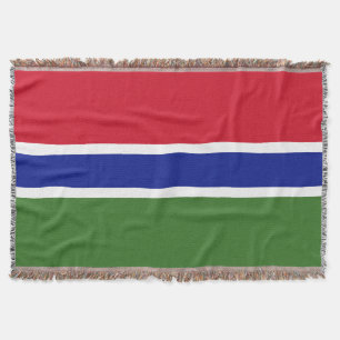 Gambia-Flagge Decke