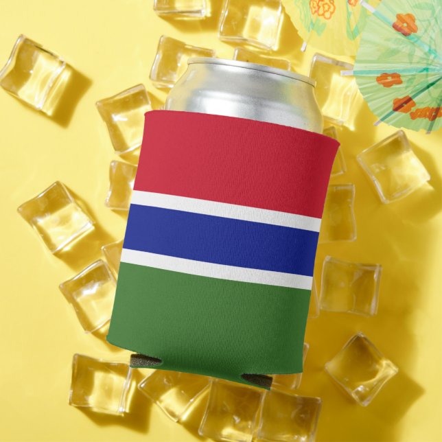 Gambia-Flagge Dosenkühler (In Situ Sommer)