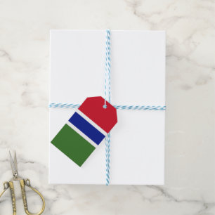 Gambia-Flagge Geschenkanhänger