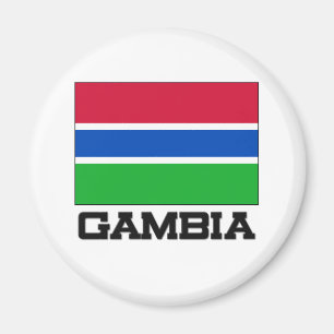 Gambia-Flagge Magnet