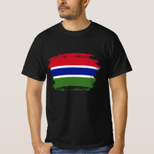 Gambia-Flagge T-Shirt