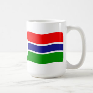 Gambia-Flaggen-Tasse Tasse