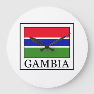 Gambia Große Wanduhr