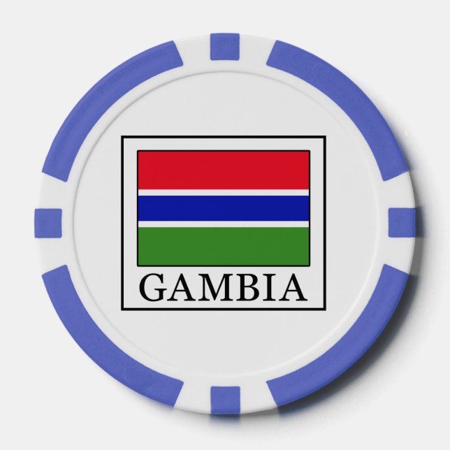 Gambia Pokerchips (Vorderseite)