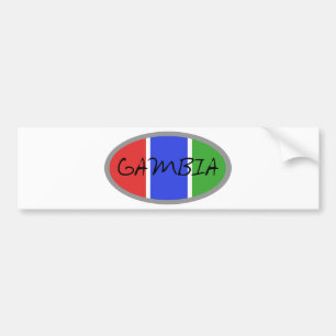 Gambia-Produkte!! Autoaufkleber