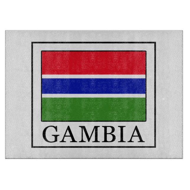 Gambia Schneidebrett (Vorderseite)