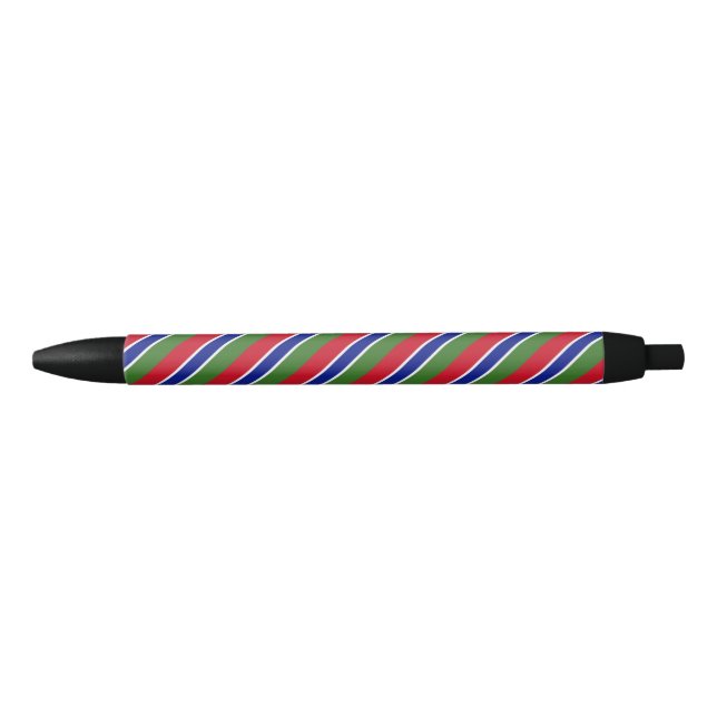 Gambian Flag Ballpoint Pen Kugelschreiber (Vorderseite)