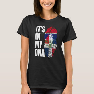 Gambian und dominikanisches Mix-DNA-Flaggengebiet T-Shirt