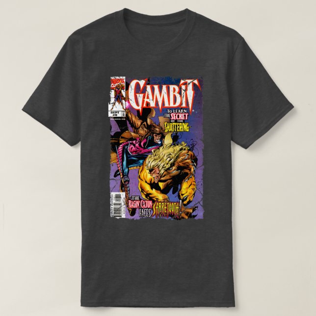Gambit Vs Sabrezahns T-Shirt (Design vorne)