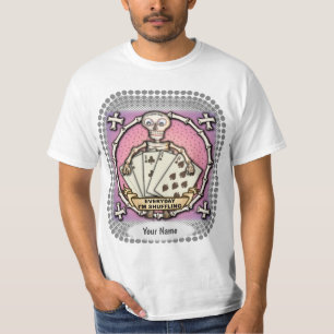 Gambler Skeleton Poker T - Shirt