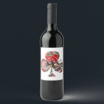 Gamblers Delight - Las Vegas Icons Collage Weinetikett<br><div class="desc">* Club Las Vegas Icons Playing Card Form * Entworfen in der Form der Spielkarte finden Sie das Las Vegas Zeichen, Craps Tisch, rote Würfel, Spielautomaten, Bingo und mehr Las Vegas Icons, ein echtes Gamblers Freight ! * Etiketten für verschiedene Flaschenstile und -größen (die Größe des Designs für eine perfekte...</div>