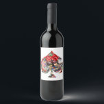 Gamblers Delight - Las Vegas Icons Collage Weinetikett<br><div class="desc">* Las Vegas Icons Playing Card Form * In der Form der Spielkarte entworfen finden Sie das Las Vegas Zeichen, Craps Tisch, rote Würfel, Spielautomaten, Bingo und mehr Las Vegas Icons, ein echtes Gamblers Delight ! * Etiketten für verschiedene Flaschenstile und -größen (die Größe des Designs für eine perfekte Passform!)...</div>