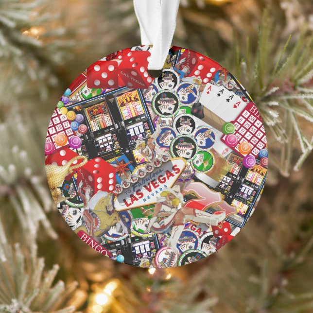Gamblers Delight - Las Vegas Icons Ornament (Baum)