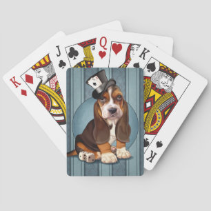 Gambling Basset Hoppy Puppy Spielkarten