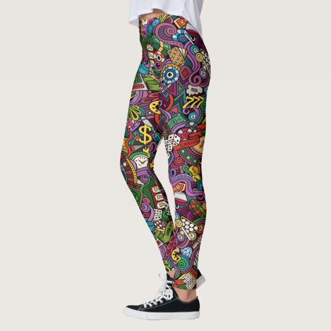 Gambling Casino Pop Mode Leggings (Links)
