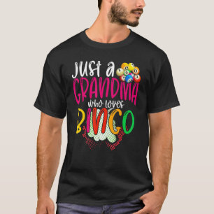 Gambling Lotterie Remüde Bingo Player Oma Nana T-Shirt