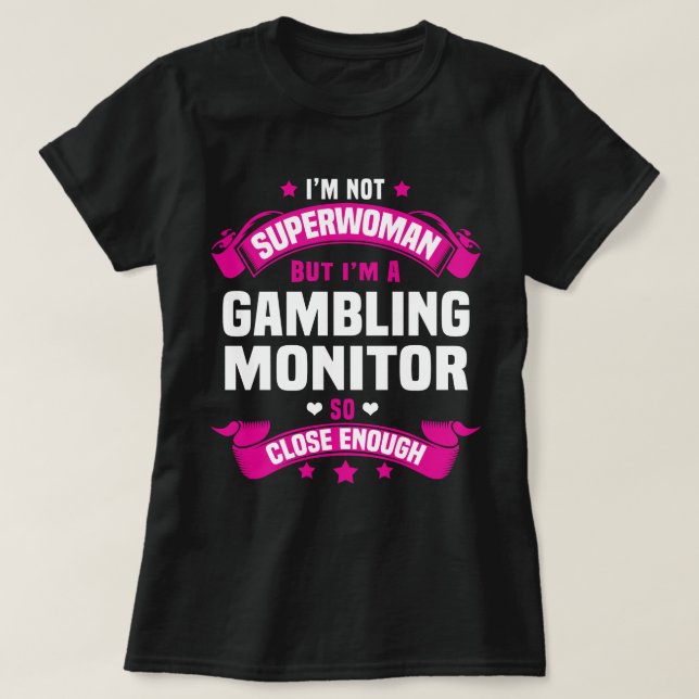 Gambling Monitor T-Shirt (Design vorne)