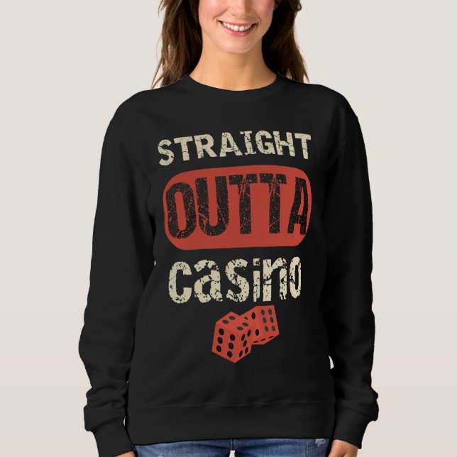 Gambling  Poker Player Card Game Image Sweatshirt (Vorderseite)