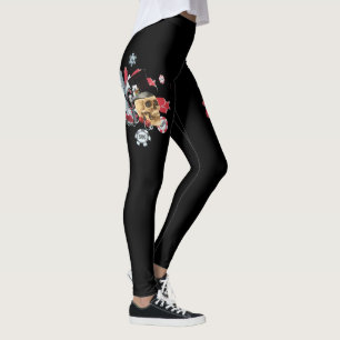 Gambling Skull Leggings