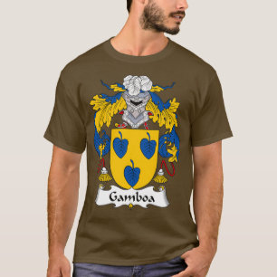 Gamboa-Wappen-Familienwappen T-Shirt