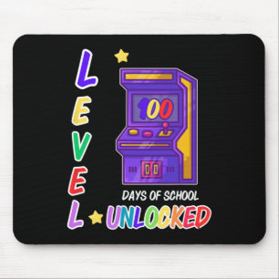 Game Arcade Controller Level 100 Days of School Mousepad