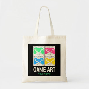 Game Art Vintag Gamepad Retro Controller Gamer Tragetasche