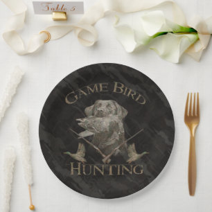 Game Bird hunting Pappteller