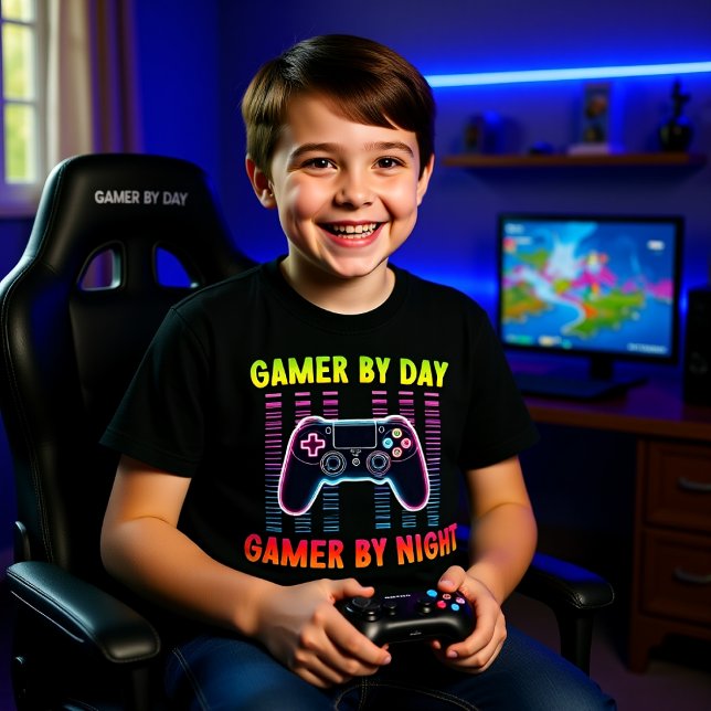 Game by Day - Game by Night T-Shirt (Von Creator hochgeladen)