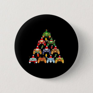 Game Controller Christmas Tree Gamer Boy Girl Funn Button