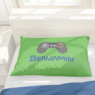 Game-Controller für grünes Video Kissenbezug