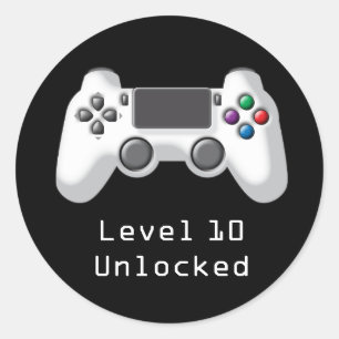 Game Controller Gastgeschenk Sticker