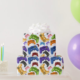 Game Controller Geschenkpapier