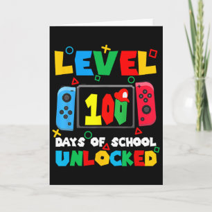 Game Controller Level 100 Tage Schule freigeschalt Karte