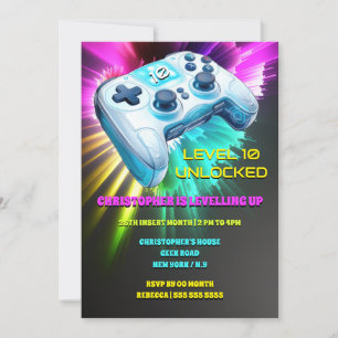 Game Controller realistische Videospiele neugierig Einladung