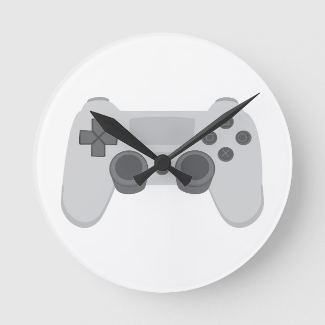 Game Controller Runde Wanduhr (Vorderseite)