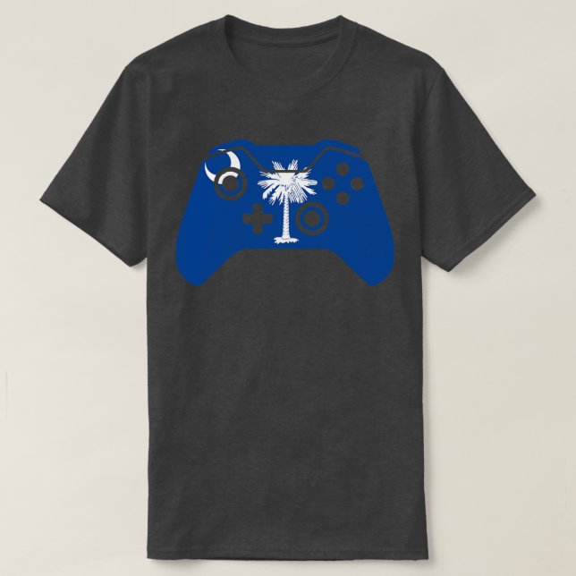 GAME CONTROLLER South olina-Flagge T-Shirt (Design vorne)